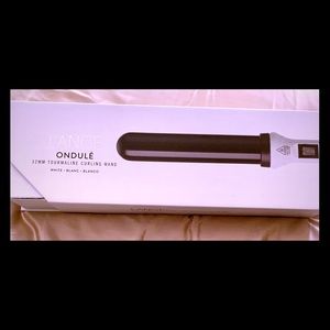 NIB L’ange 32mm tourmaline curling wand w/glove